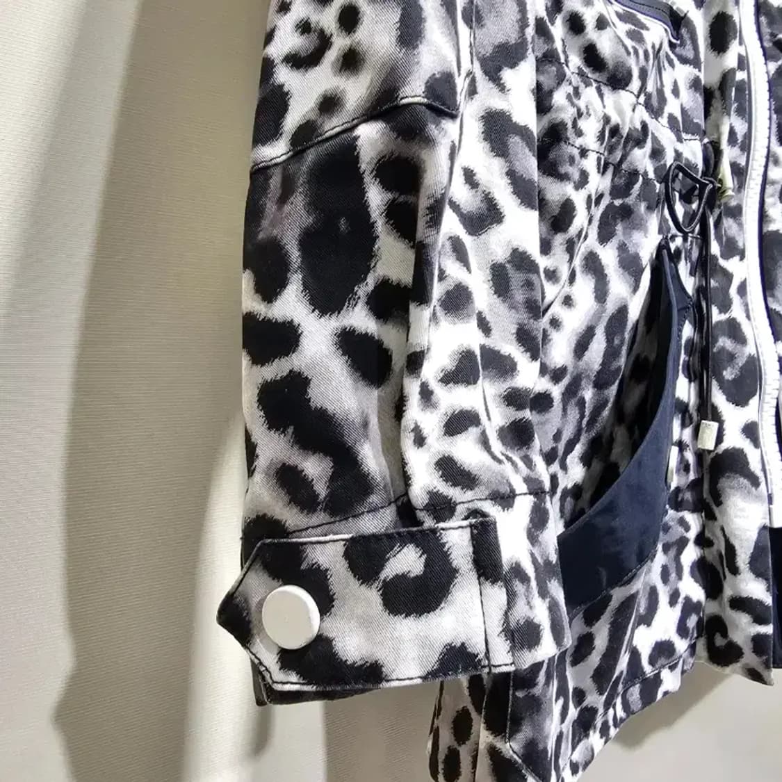 산드로 레오파드 후드 파카 자켓 ~55 상품이미지8