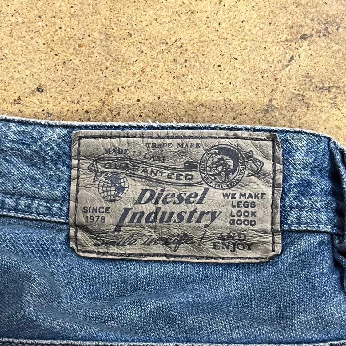 [정품/32] 디젤 블랙 데님 바지 b14 상품이미지5