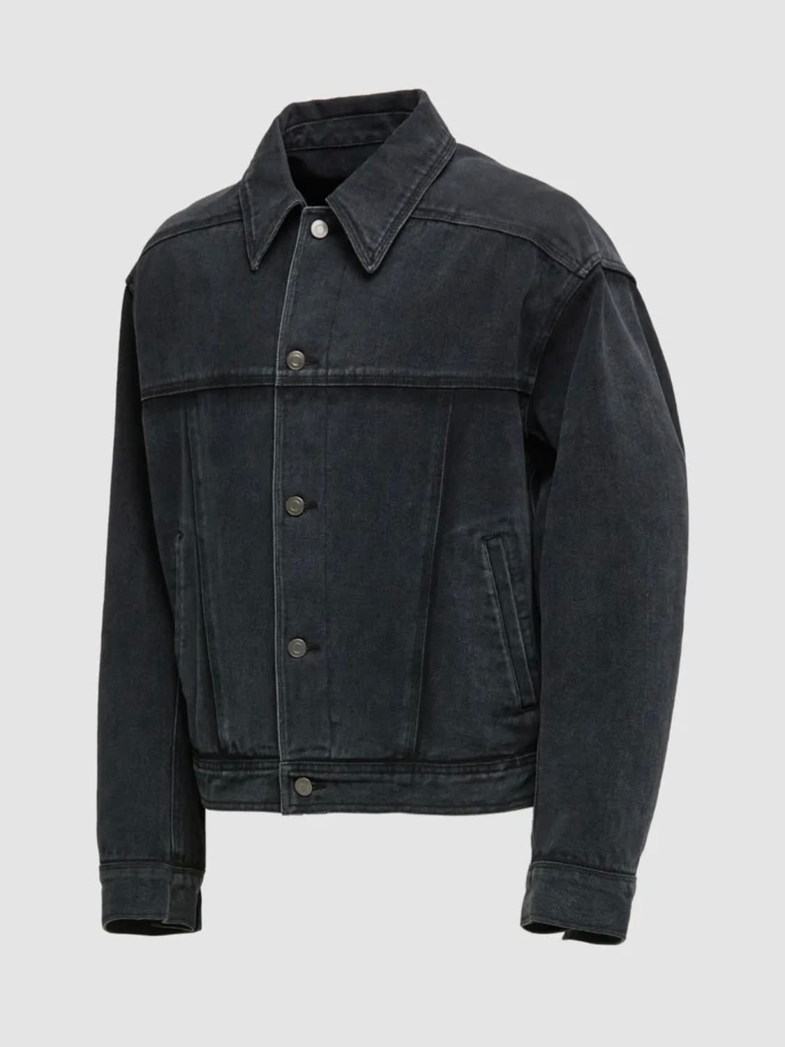 coor 쿠어 페이디드 워싱 트러커 데님 자켓 M 상품이미지4