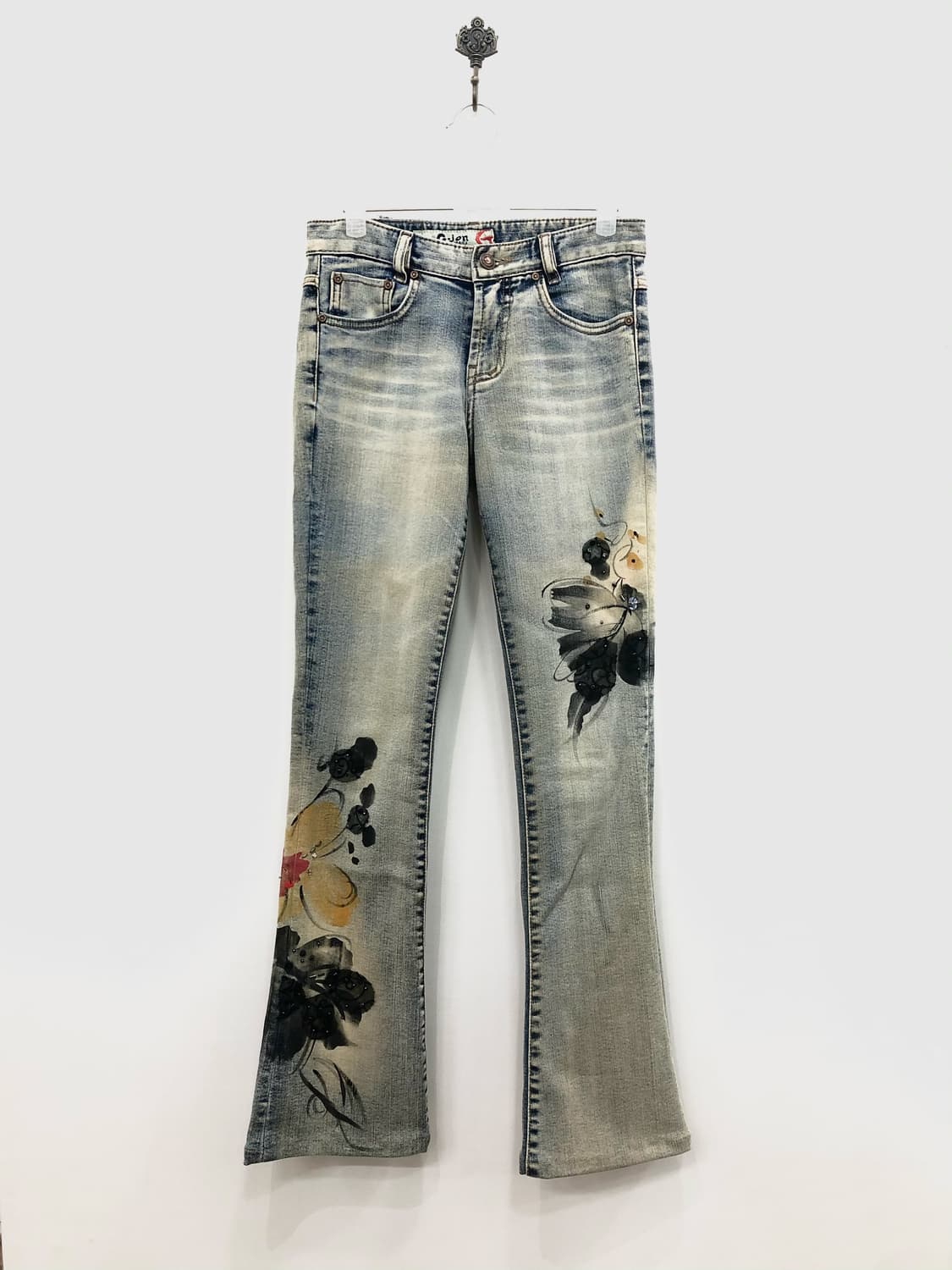 oriental drawing denim bootcut pants 상품이미지2