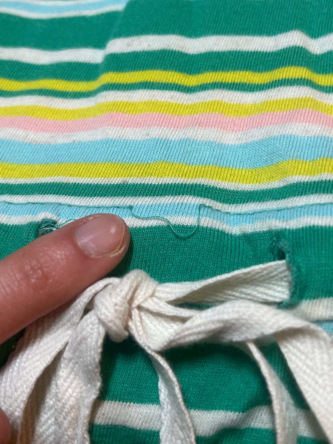 빈티지 모리걸 풋사과 스트라이프 원피스 상품이미지7