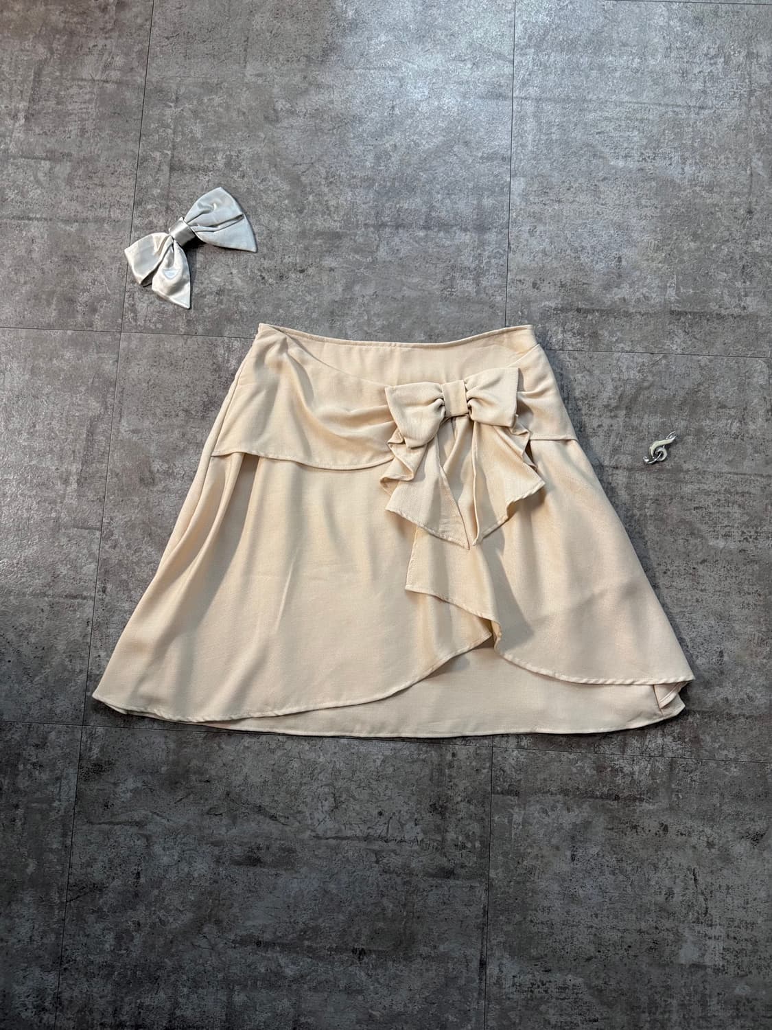 레스트로즈 리본 모티브 스커트 상품이미지2