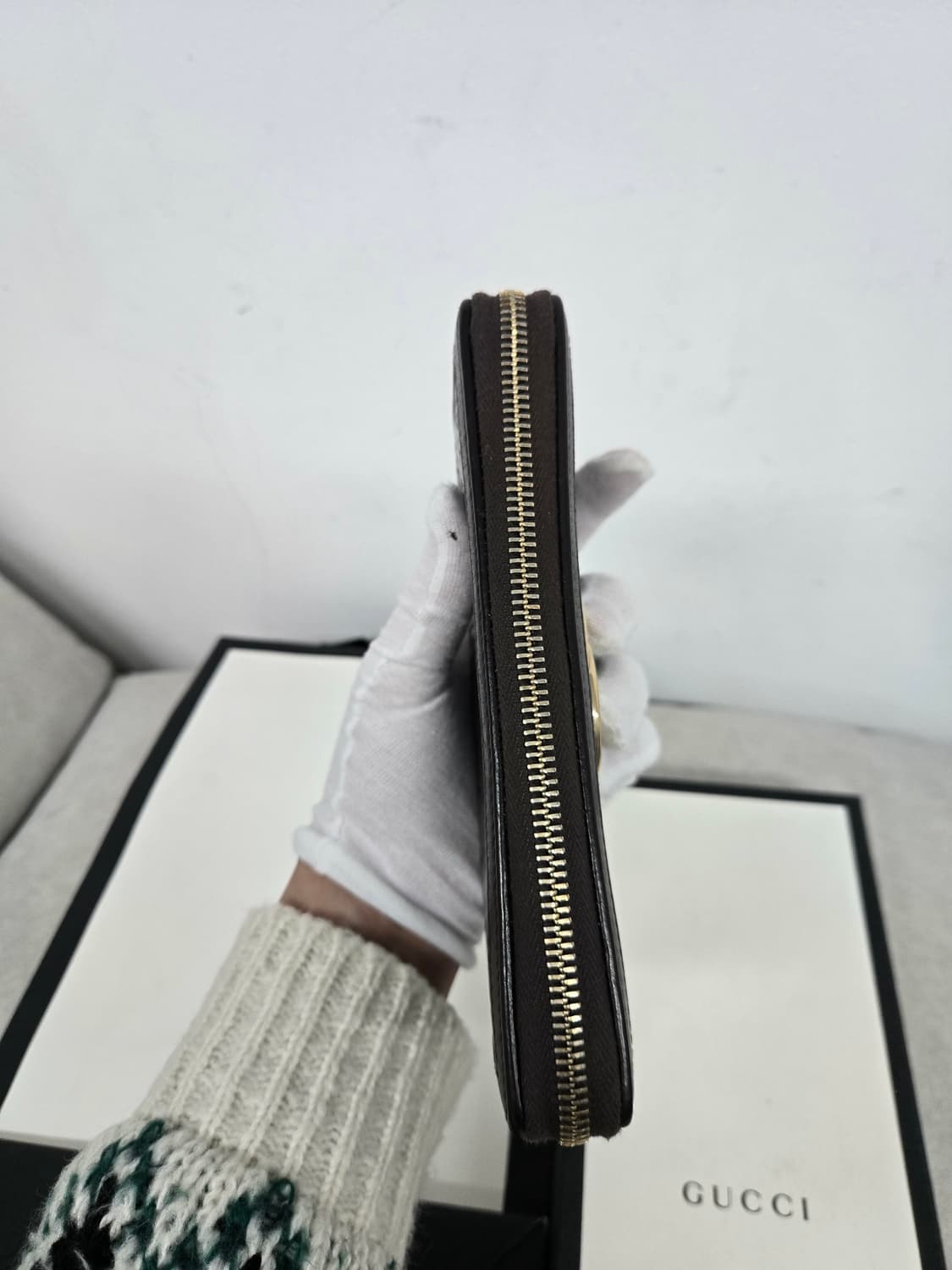 [보증서 정품] 구찌 인터로킹 장지갑 상품이미지3