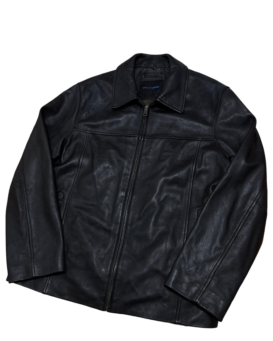 빈티지 블랙 양가죽 자켓 상품이미지3