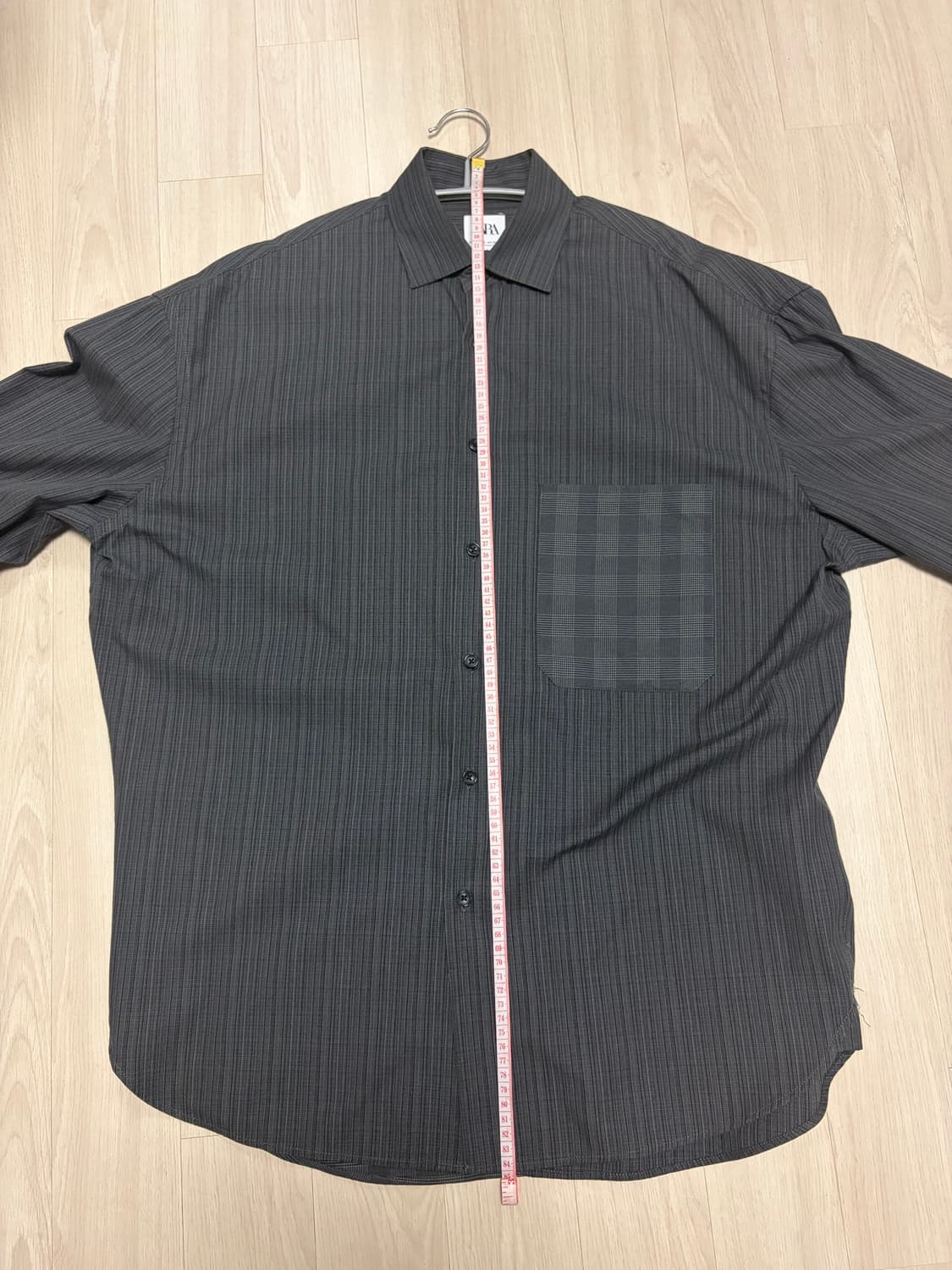자라(ZARA) 남자 오버핏 셔츠 / 중고 상태 좋음 상품이미지3
