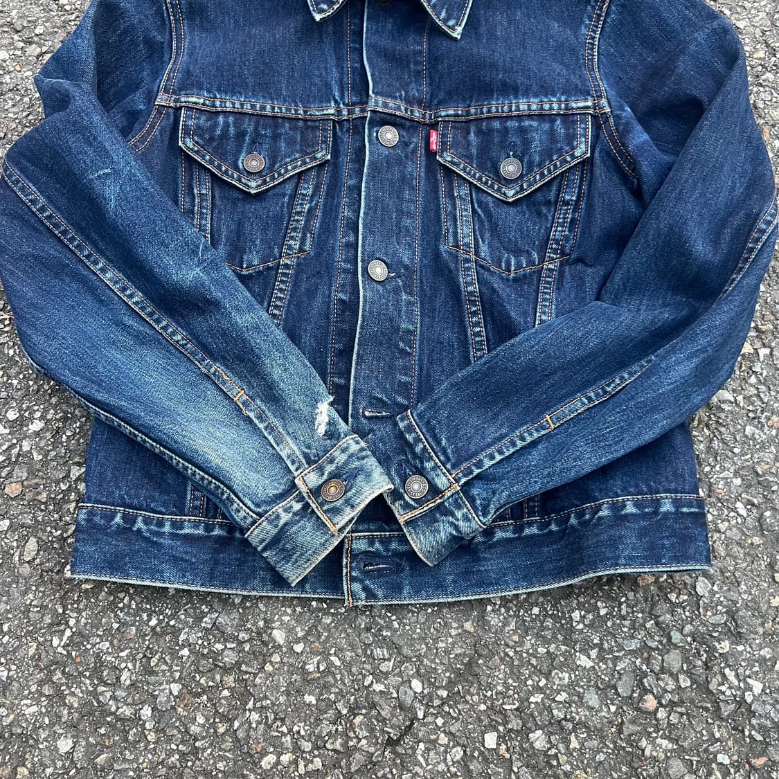 90년대 일본에서 생산된 리바이스 데님 자켓입니다 상품이미지5