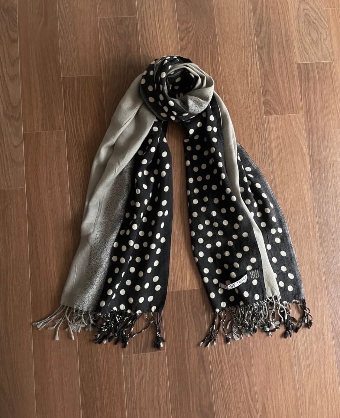 sound track 빈티지 도트 머플러 상품이미지1