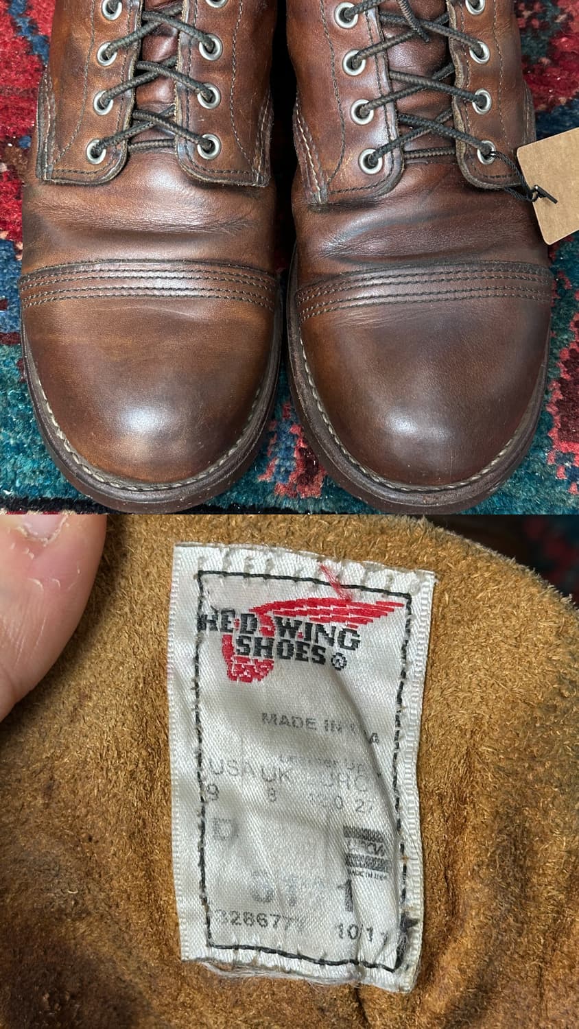OG USA Made 레드윙 8111 아이언레인저 Well Aged 상품이미지9