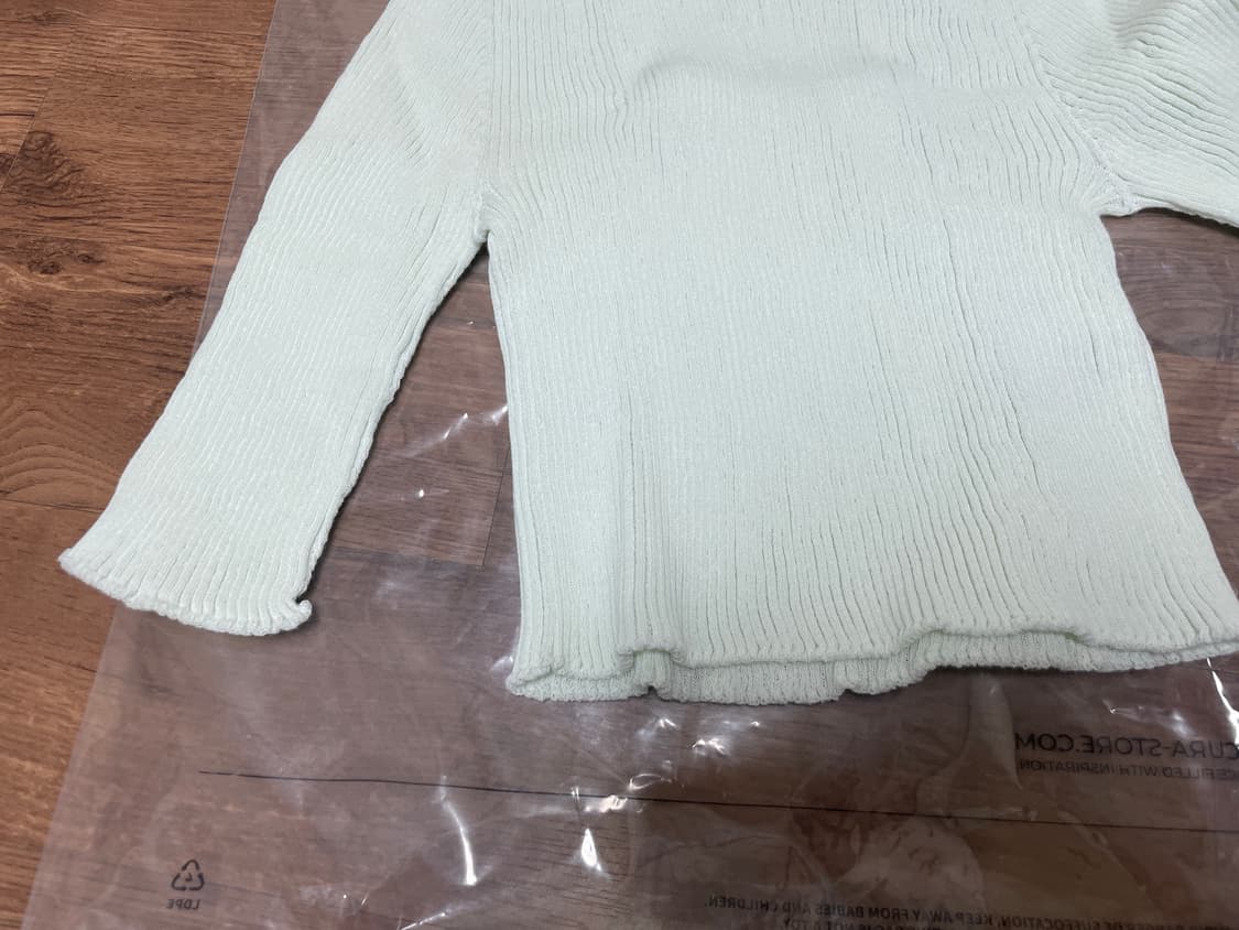 Milhojas top Ribbed mock-neck top 상품이미지2