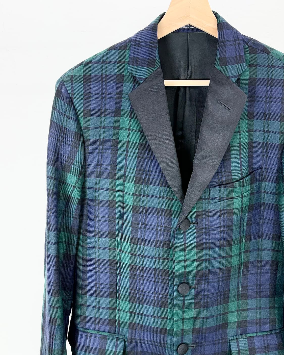 폴로 랄프로렌 블랙워치 울 플래드 싱글 브레스티드 블레이저 자켓 상품이미지2