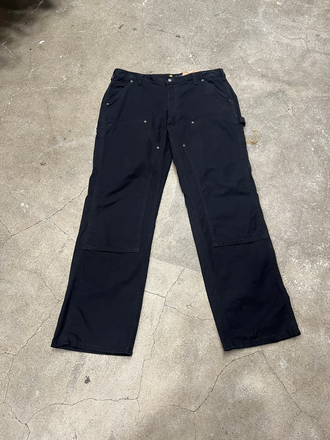 칼하트 더블니 오리지널핏 블랙 상품이미지1