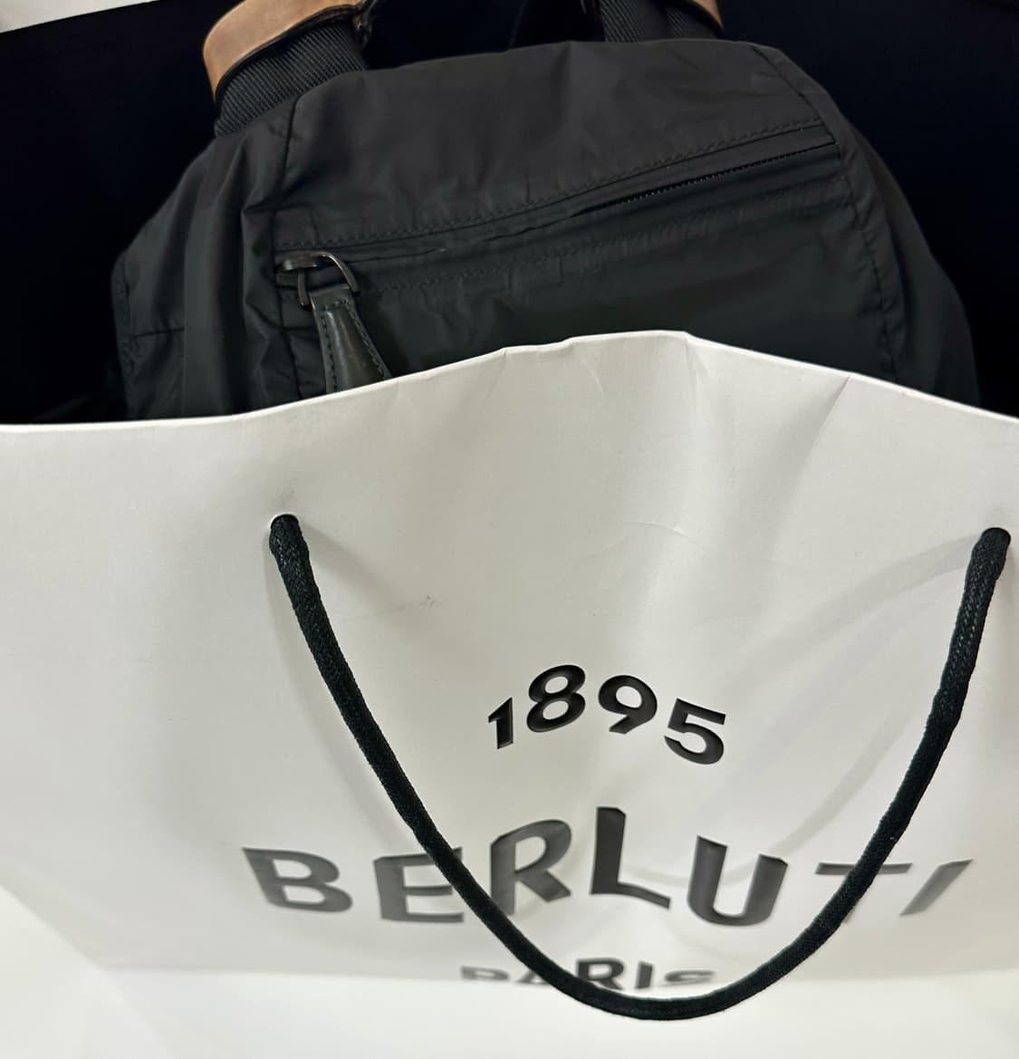 벨루티 송아지 가죽 로고 트래블 데일리 백팩 상품이미지10