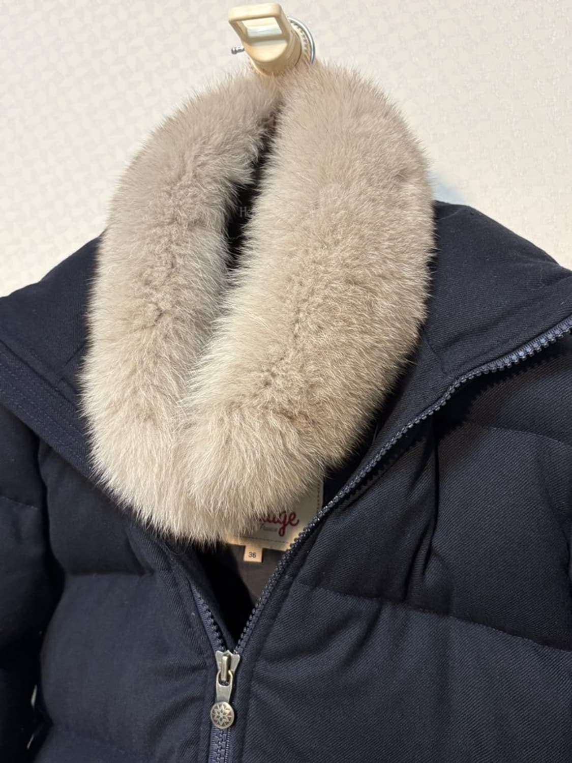 [백화점정품] 피레넥스(Pyrenex) 여성 플란넬 울 다운 롱 패딩 상품이미지9