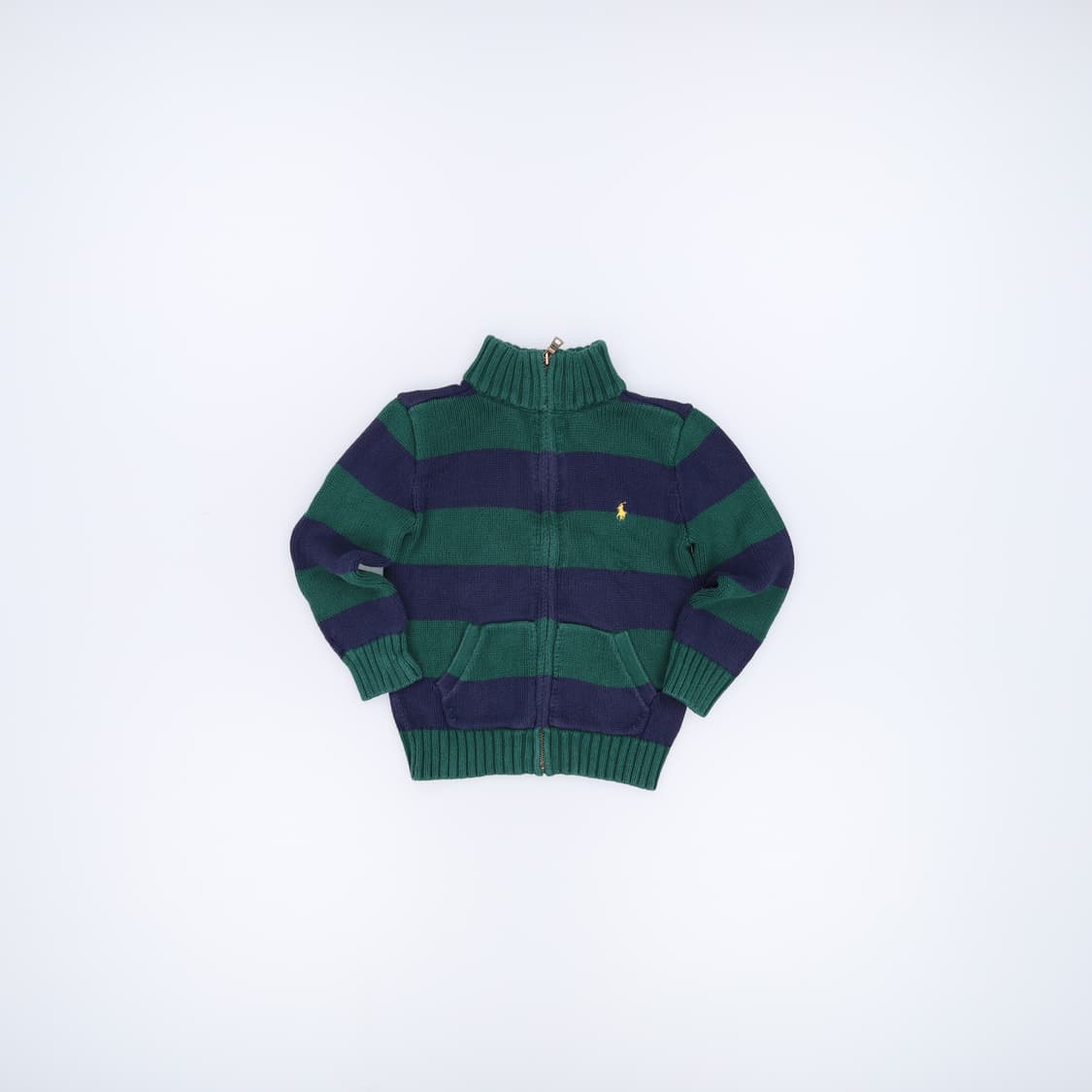 5 폴로 스트라이프 니트집업 0417H1 상품이미지1