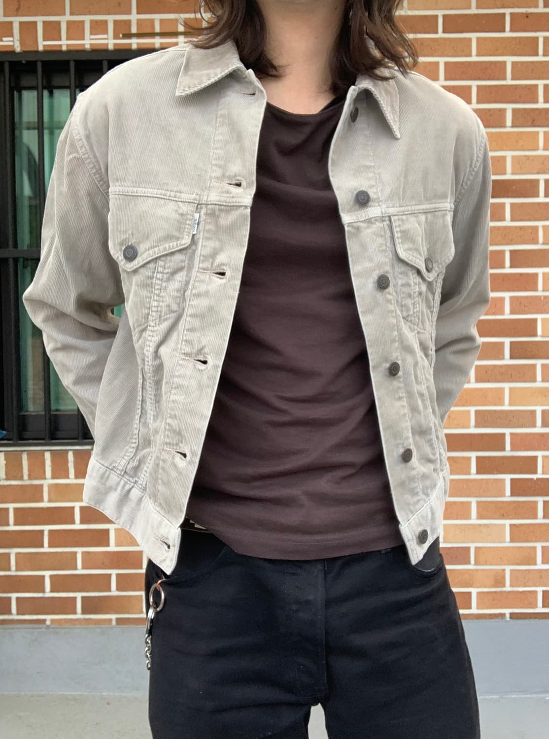 (실측M) 리바이스 화이트탭 코듀로이 자켓 상품이미지1