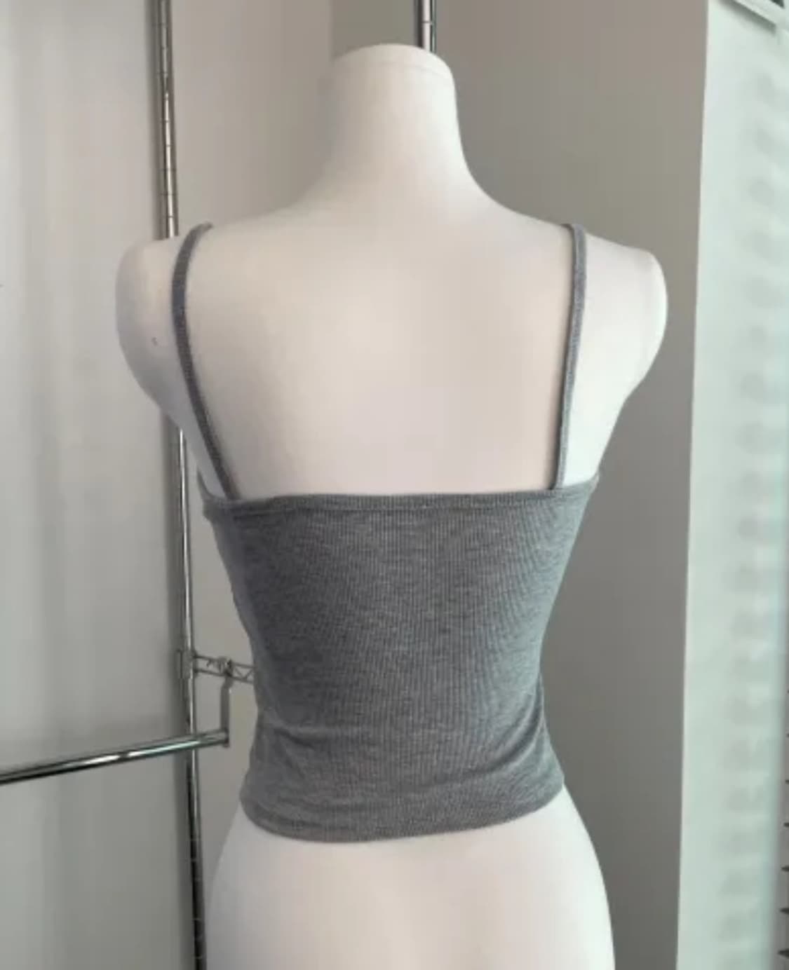 빈티지 나시 슬리브리스 러블리 리본 갸루 핀터깔 상품이미지2