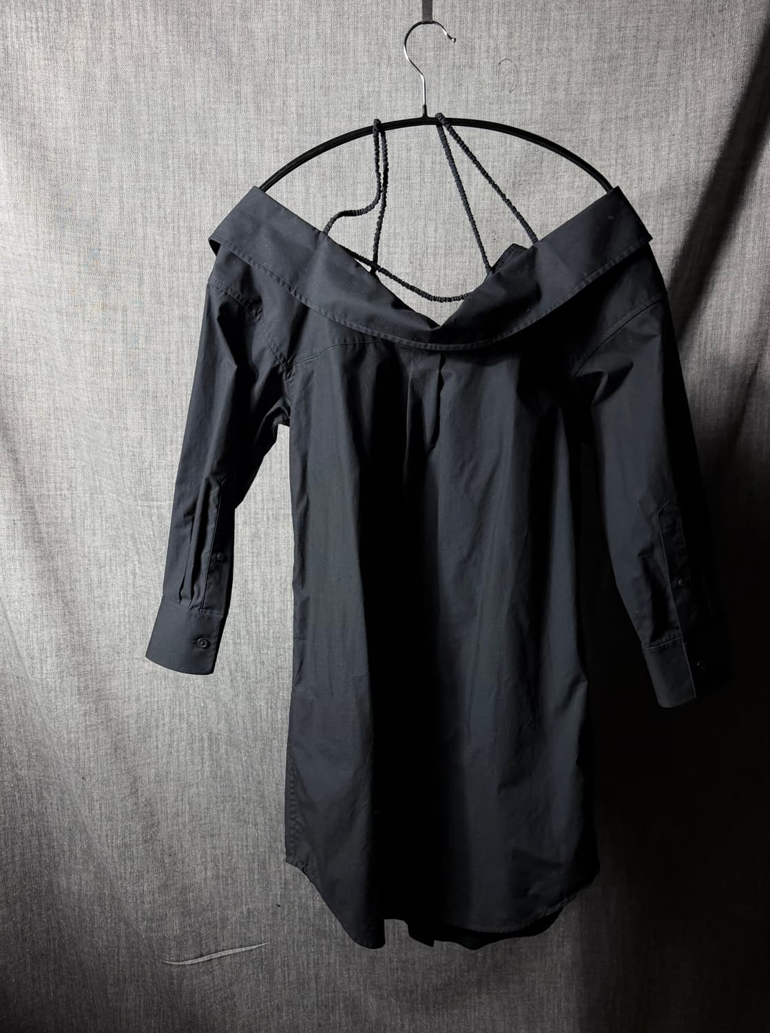 알렉산더왕 셔츠카라 오프숄더 원피스 상품이미지4