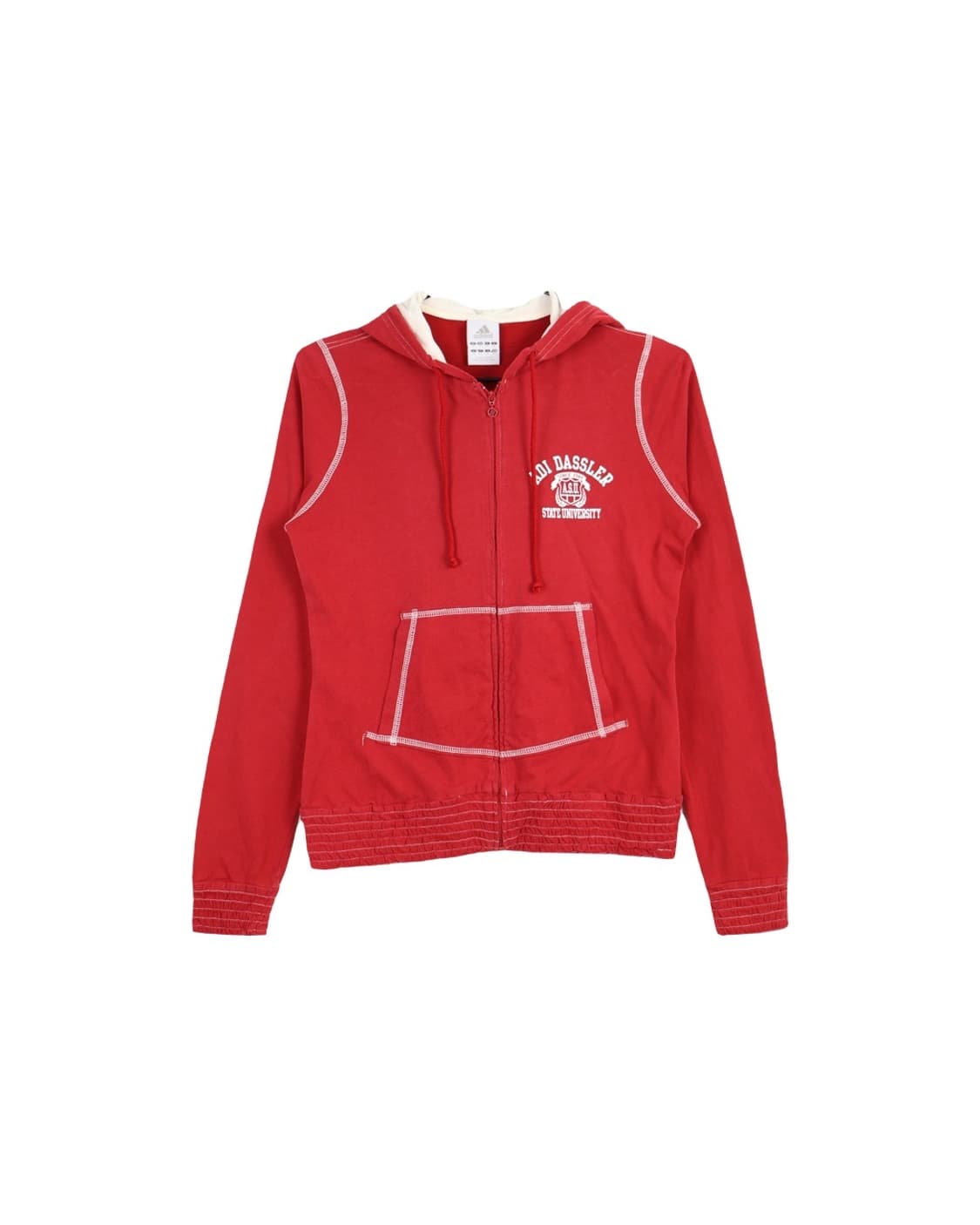 Adidas Red Zip Up Hoodies 상품이미지3