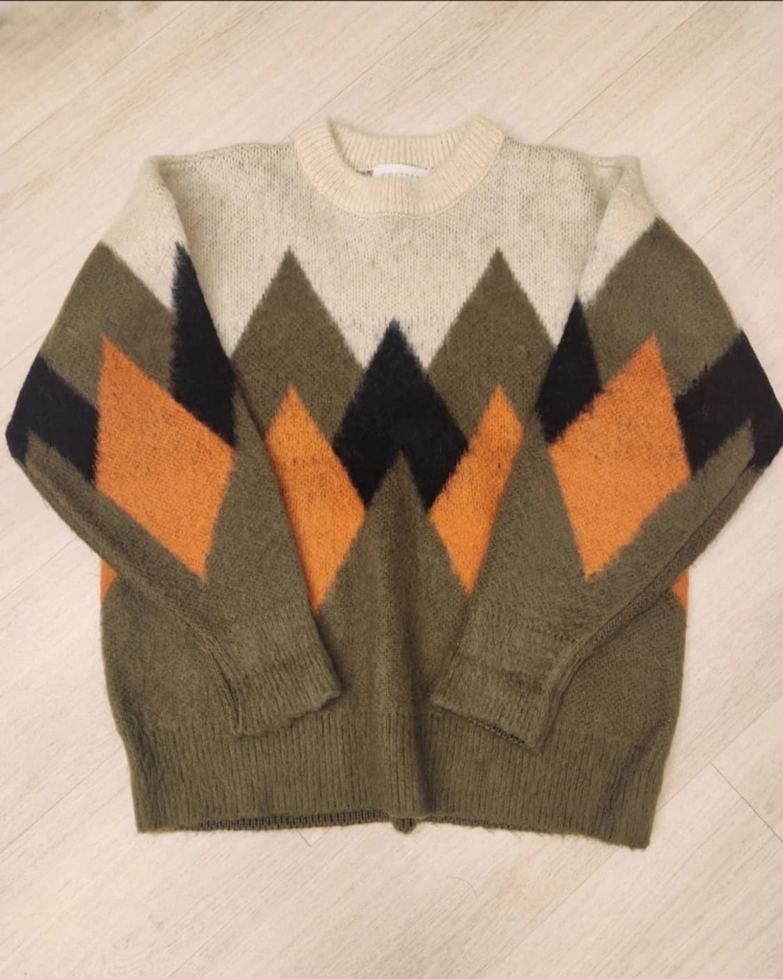 니티드 아가일 니트 상품이미지1