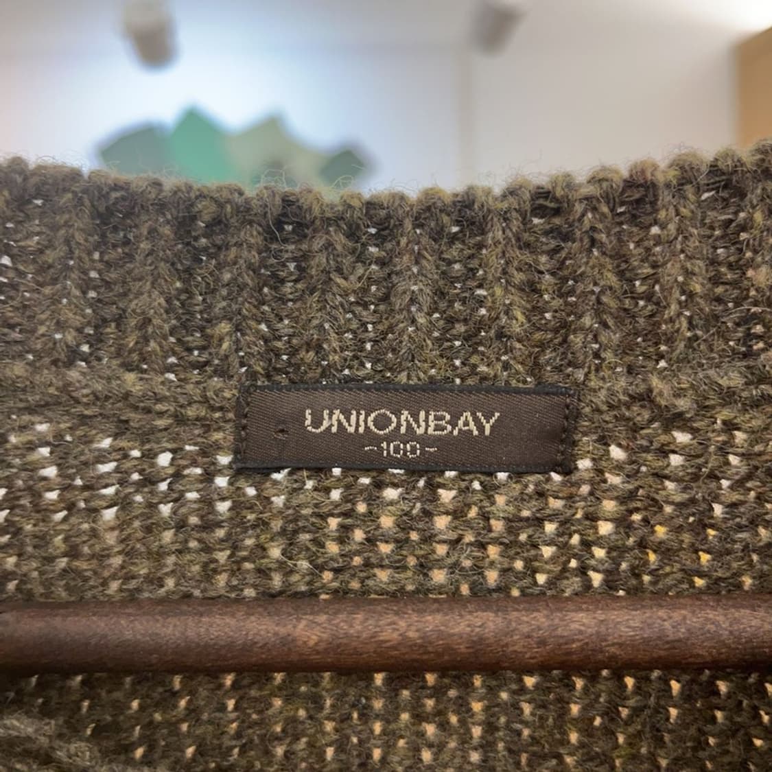 유니온베이 빈티지 스노우플레이크 노르딕 울 니트 100 C07372 상품이미지5