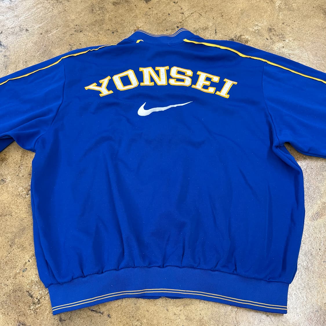 [정품/XL,110] 00s 나이키 스우시 연세대 농구부 트랙탑 져지 상품이미지3