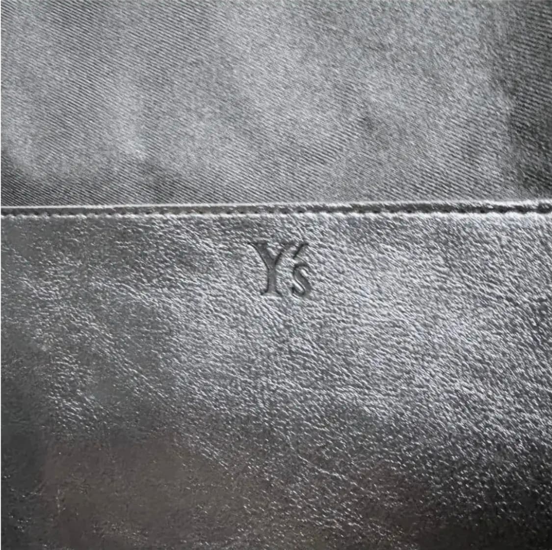 요지 야마모토 가죽 캔버스 토트백 상품이미지6