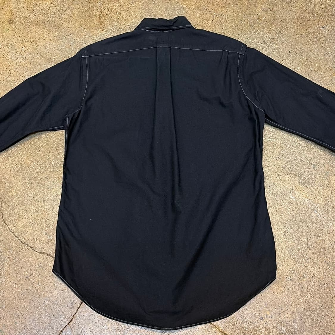 새상품급 00s 미국 빈티지 폴로랄프로렌 긴팔 검정 블랙셔츠 상품이미지6