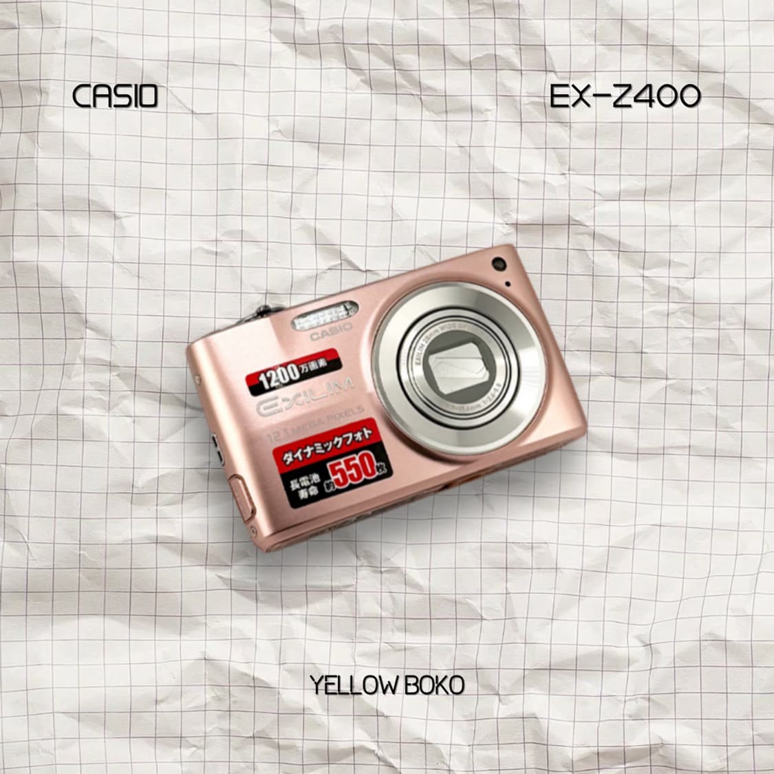 [수채감성] CASIO 카시오 엑슬림 EX-Z400 레트로 디지털 카메라 상품이미지1