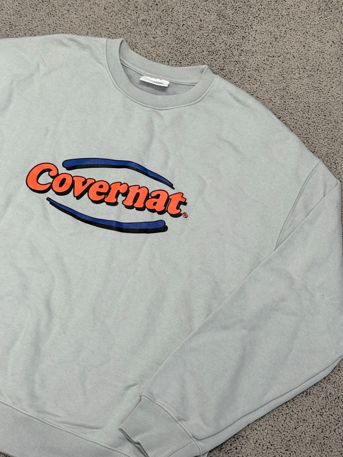 (M) 커버낫 로고 프린팅 맨투맨 상품이미지2