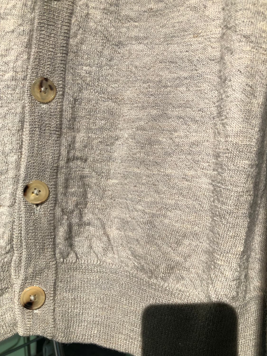 [M] 마르지엘라 엘보우 패치 가디건 그레이 상품이미지10