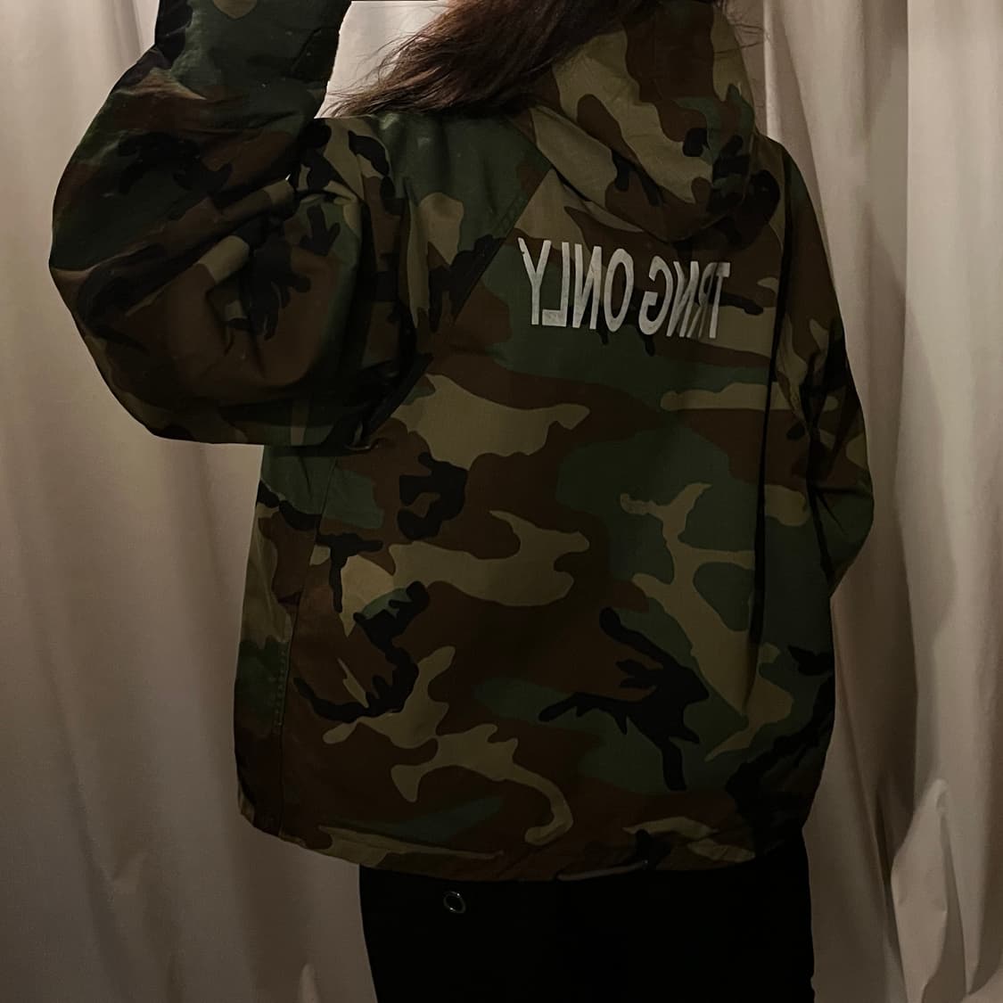 미군1세대 밀리터리 카모 후드 자켓 상품이미지3
