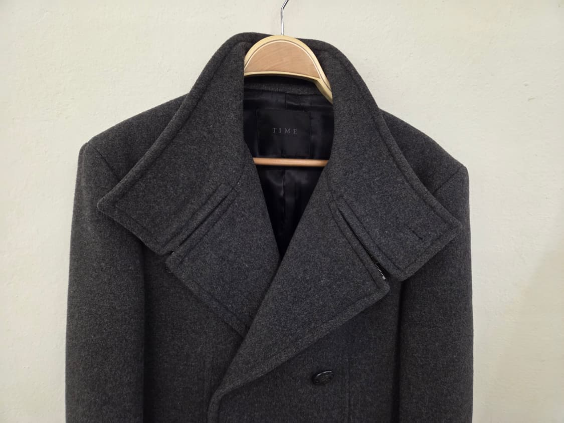 TIME 그레이 코트 상품이미지2
