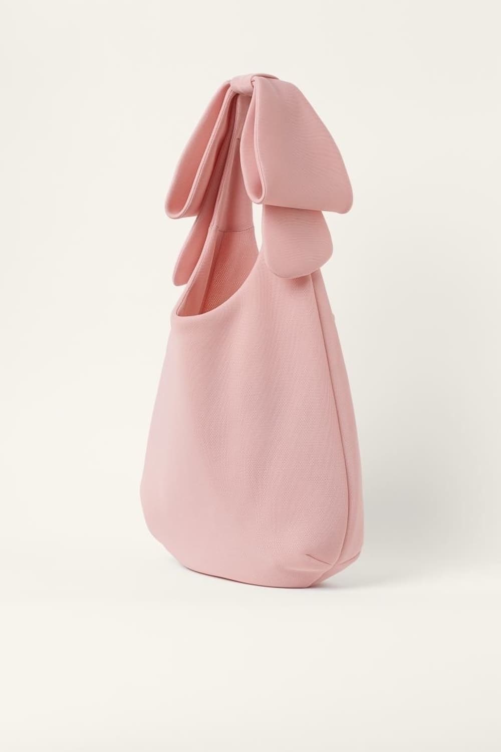 시몬로샤 h&m 핑크 리본백 토트백 보우백 상품이미지7