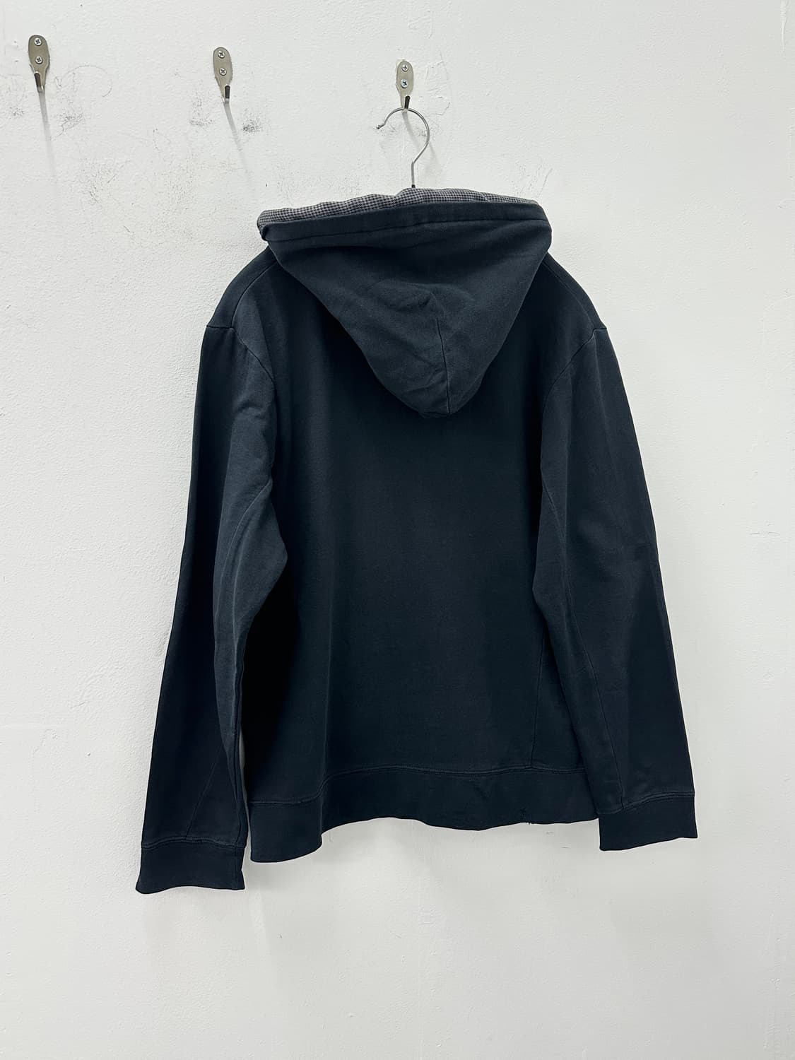 TK 2way check detail hoodie 상품이미지7