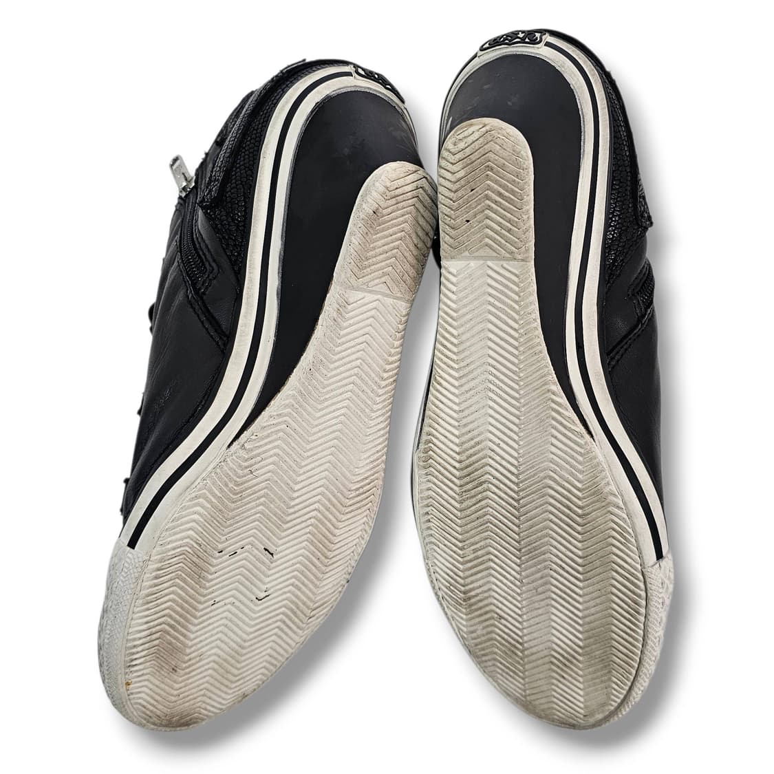 38 Ash 아쉬 블랙 페이즐리 버클 웨지 스니커즈 상품이미지5