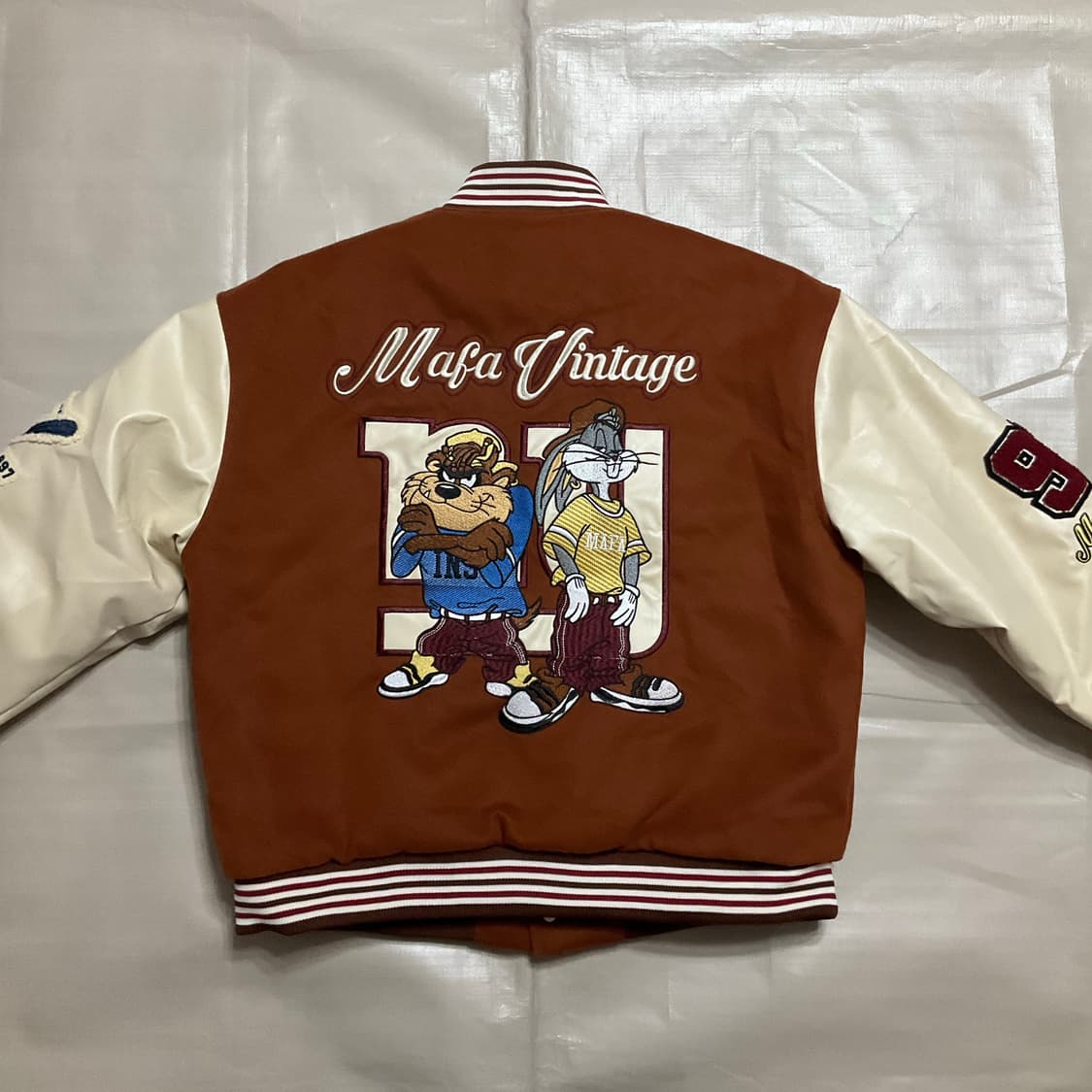 빈티지 루니툰즈 바시티 자켓 L 상품이미지9