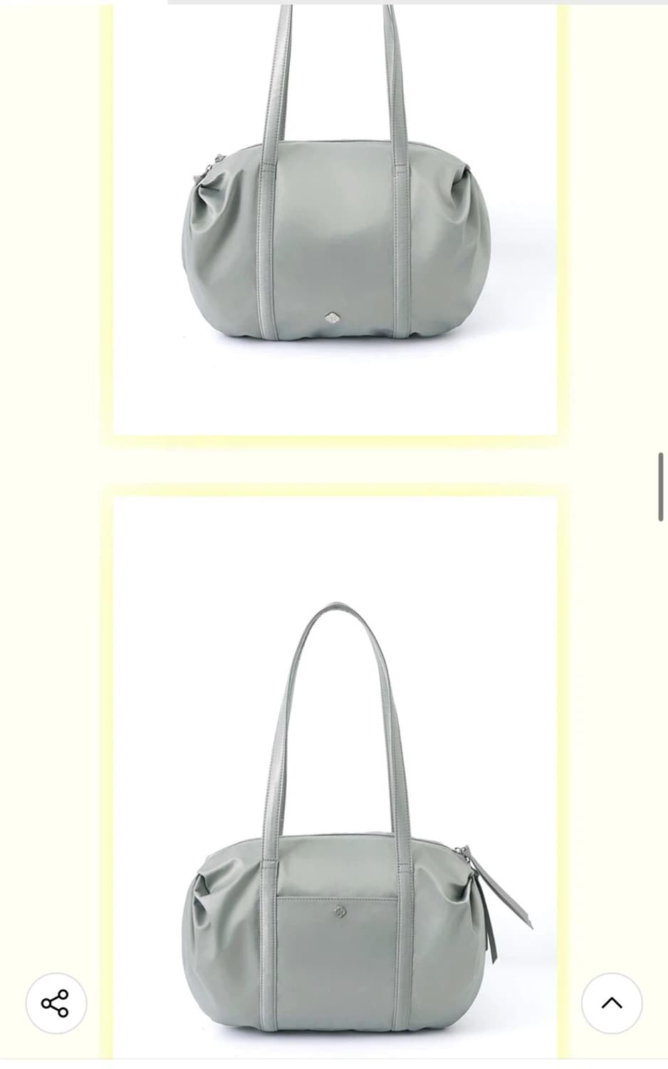 히어리 더플백 실버 새상품 (98000원) 상품이미지4