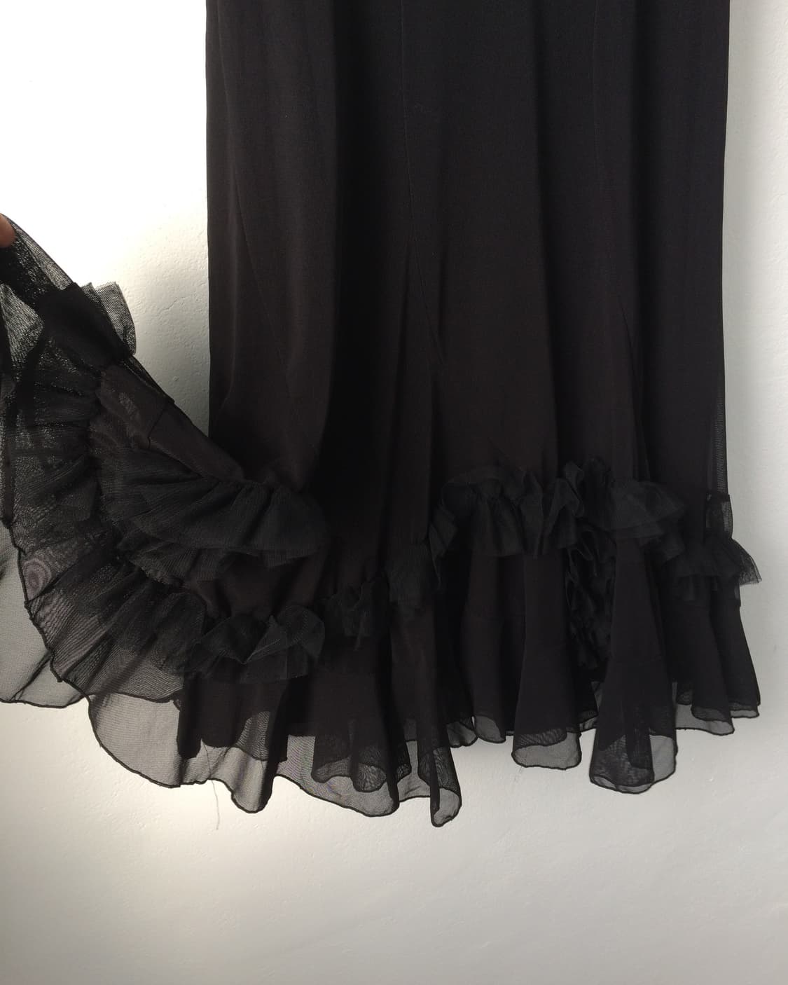 Frill unbalanced long skirt 상품이미지5