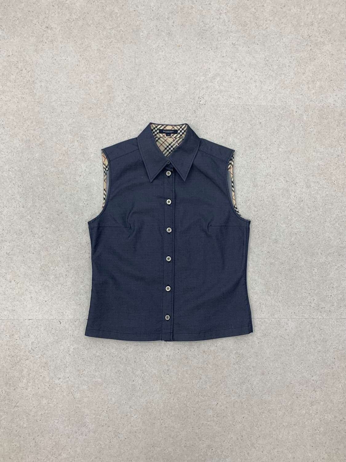 Burberry 버버리 런던 체크 베스트 상품이미지1