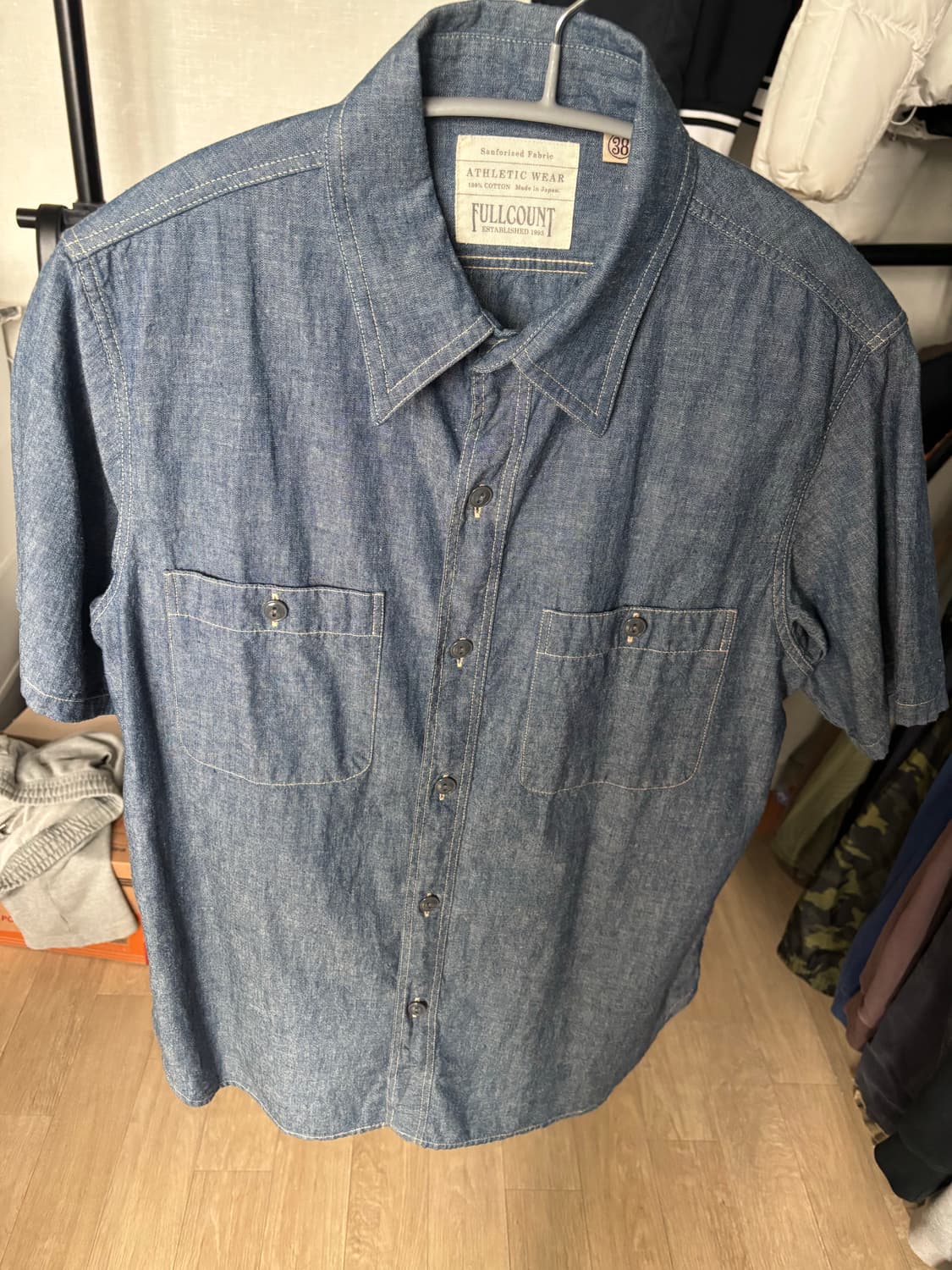 풀카운트 반팔 샴브레이셔츠  상품이미지1