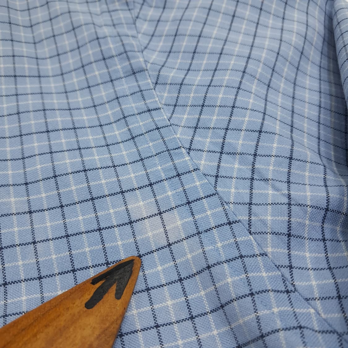 CN862 3XLT 폴로 랄프로렌 스카이블루 마이크로체크 긴팔 셔츠 남방 상품이미지5