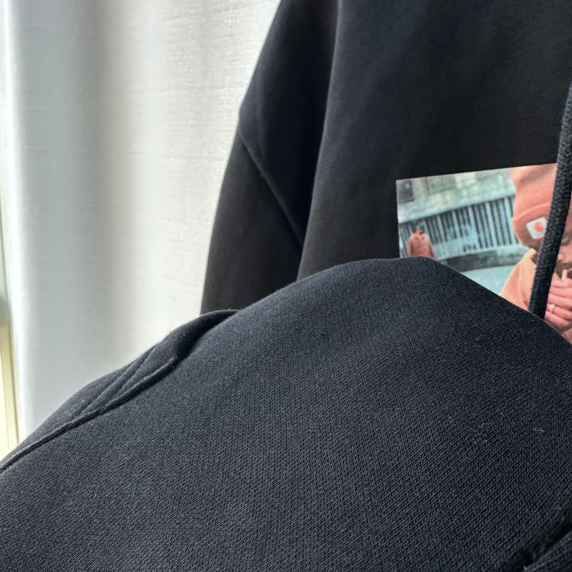 칼하트 WIP Hooded Backyard Sweat 블랙 L 상품이미지9