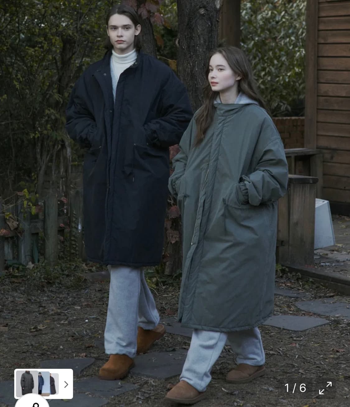 웬즈데이 오아시스 피쉬테일 야상 패딩 코트 M-65 상품이미지2