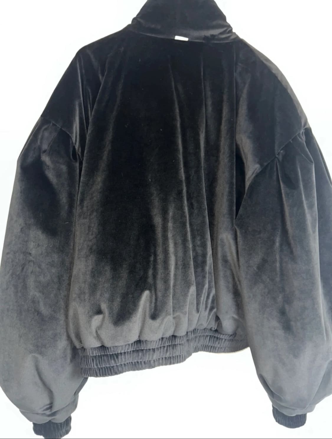 레이블리스 벨벳 패딩 점퍼 상품이미지3