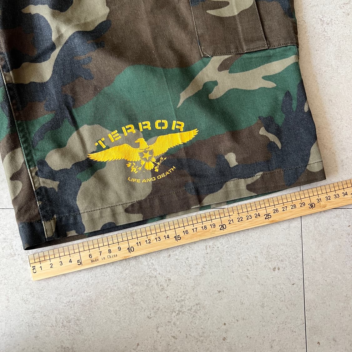 빈티지 00s Terror 카모 카고 쇼츠 상품이미지7