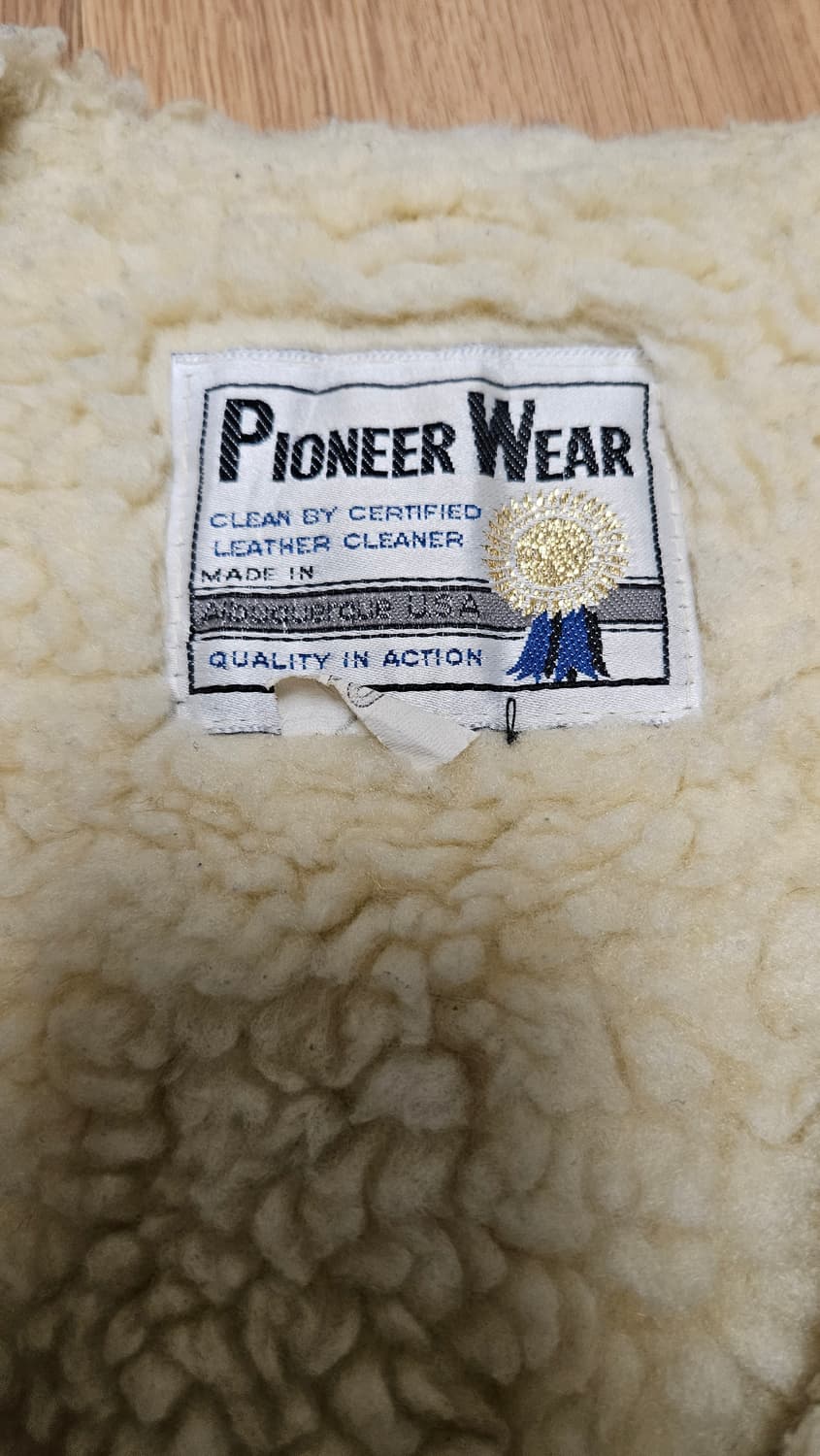 70s Pioneer Wear 스웨이드 베스트 상품이미지3