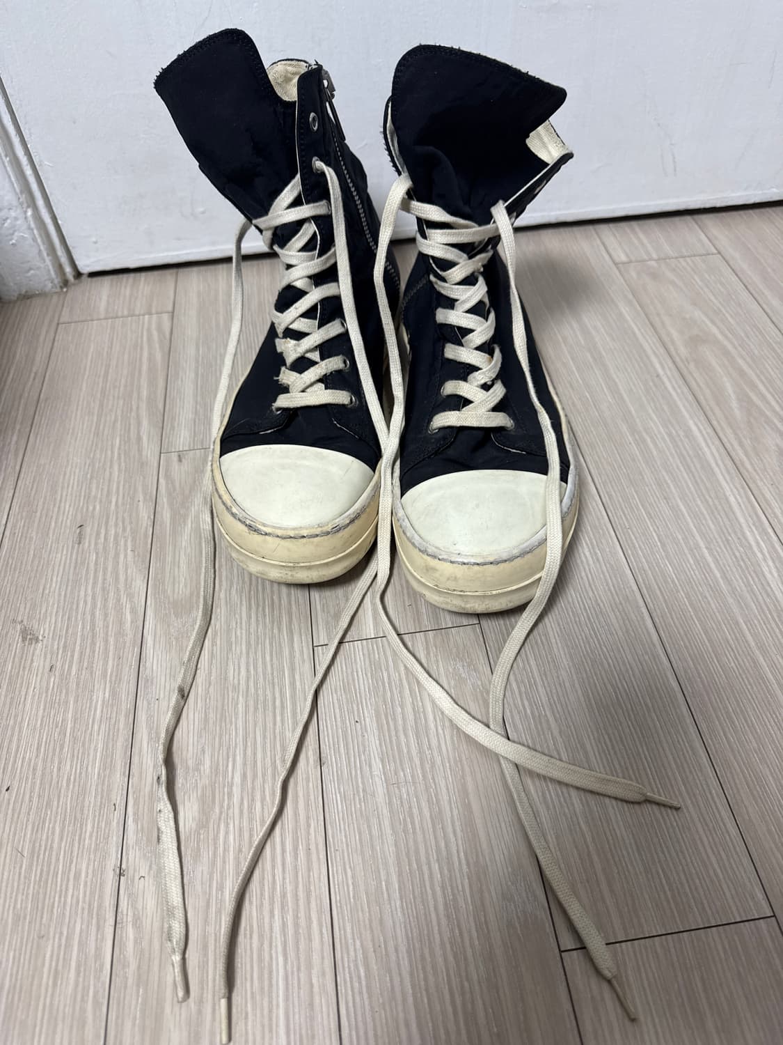 릭오웬스 다크쉐도우 레이스업 하이탑 상품이미지1