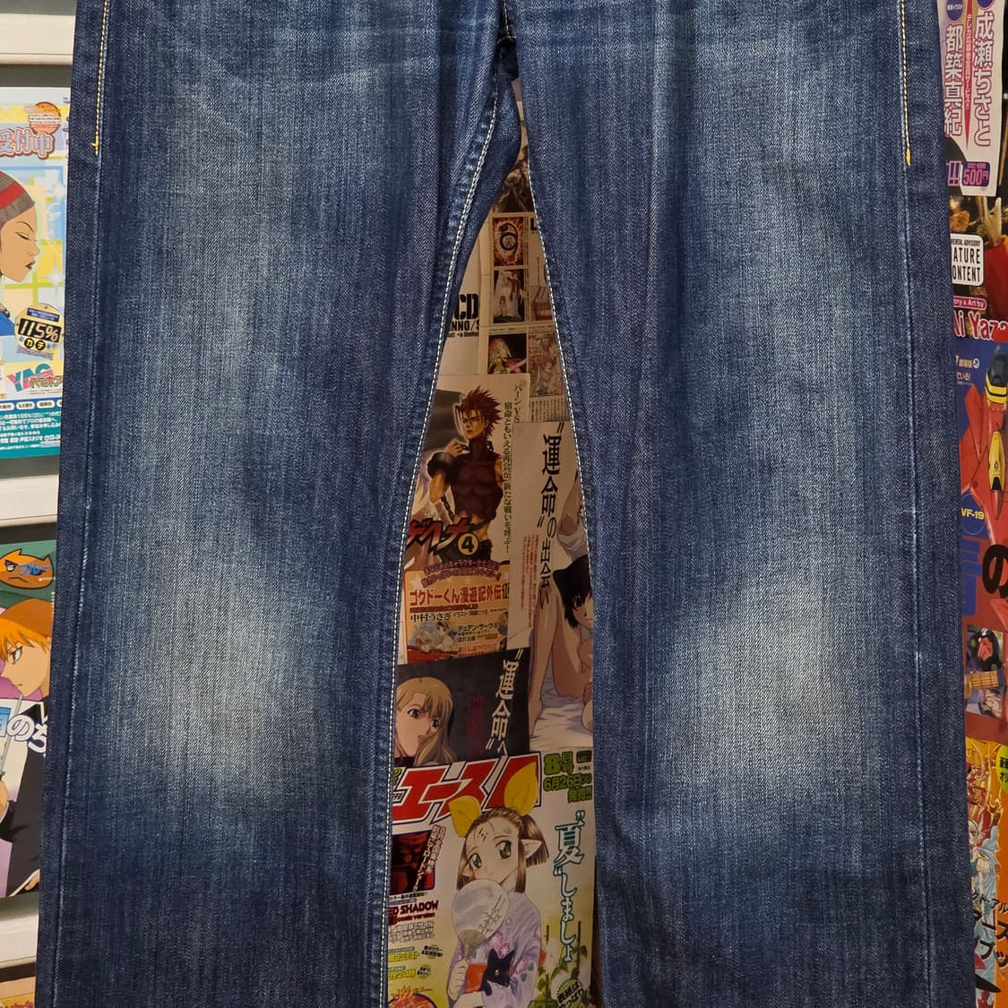 리바이스 523 워싱 데님 팬츠 상품이미지8