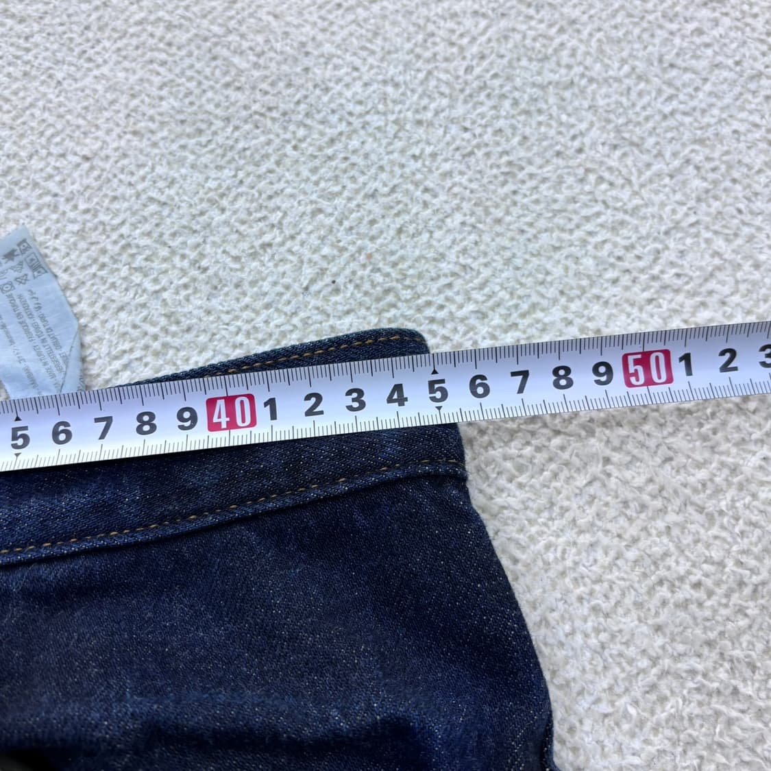 EU44 자라 다크 블루 데님 팬츠 0423E 상품이미지6