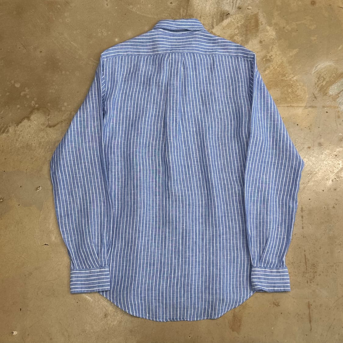 XS 폴로랄프로렌 클래식핏 린넨 스트라이프 셔츠 0331  상품이미지3